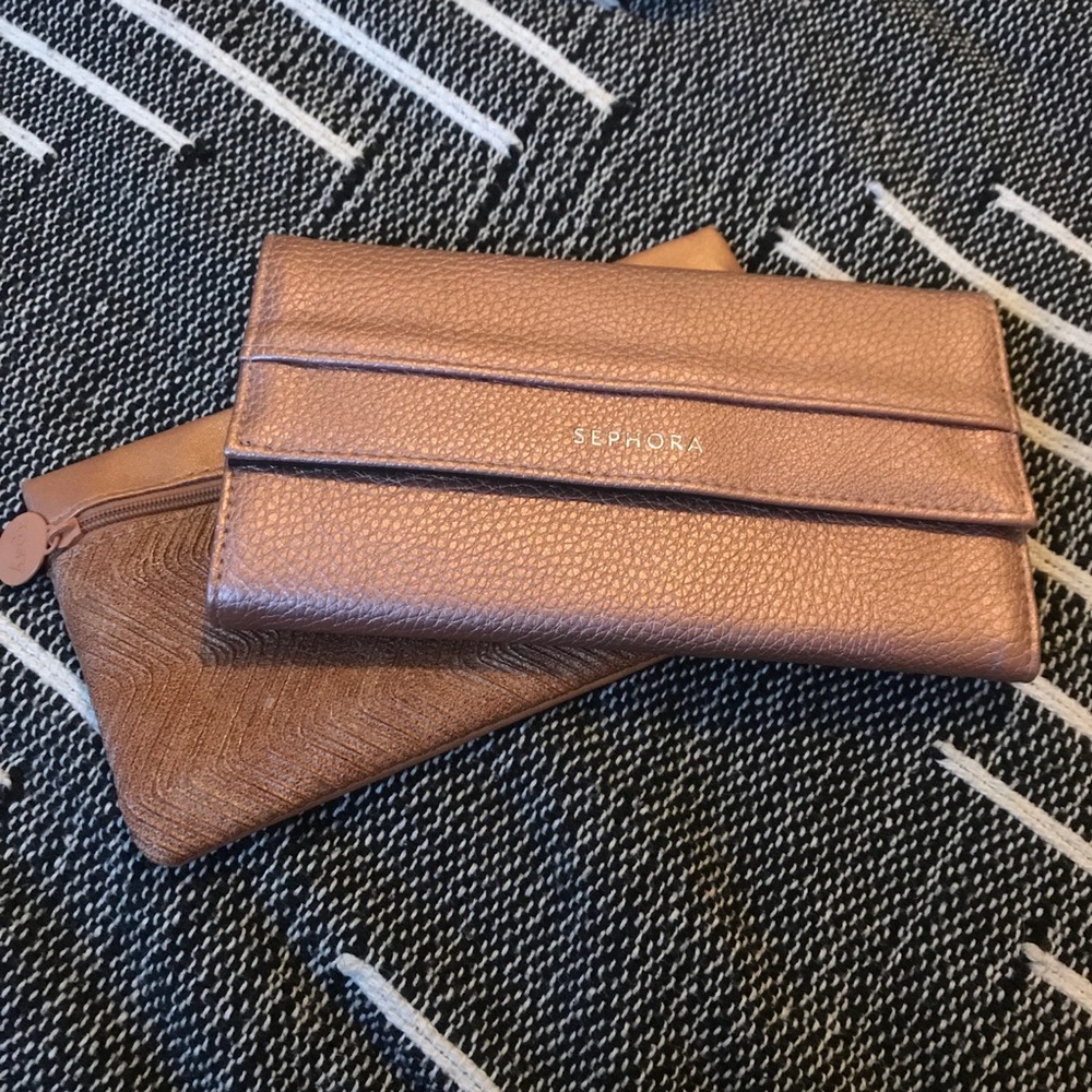 FREE Rose Gold Makeup Bags